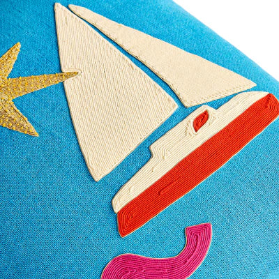 Playa Sailboat Cushion