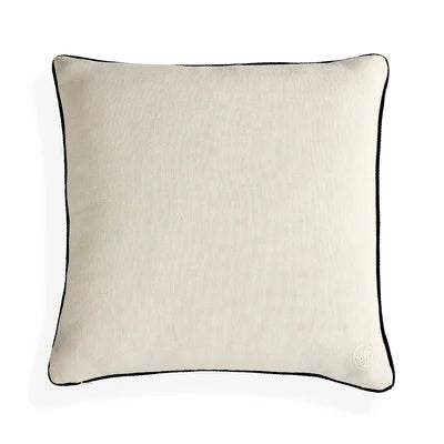 Pompidou B&W Loops Circles Cushion