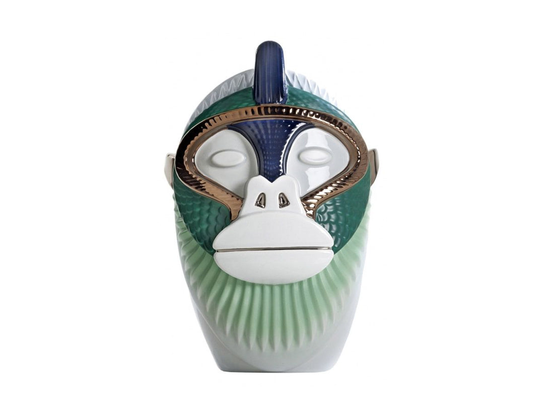 Vase Primates Kandti - Light Green