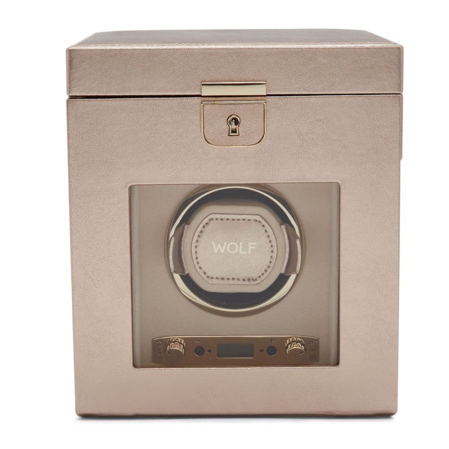 Watch Winder - Palermo Single - Rose Gold - With Jewellery Storage