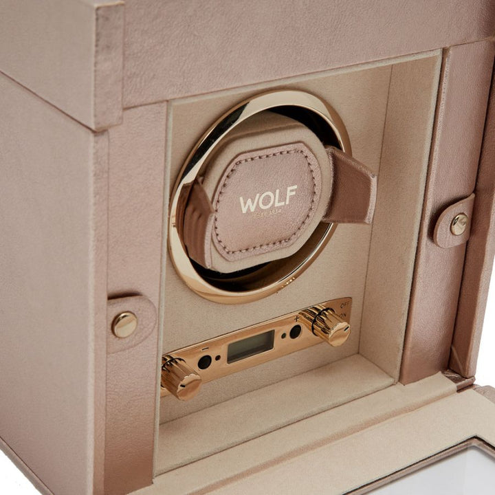 Watch Winder - Palermo Single - Rose Gold - With Jewellery Storage