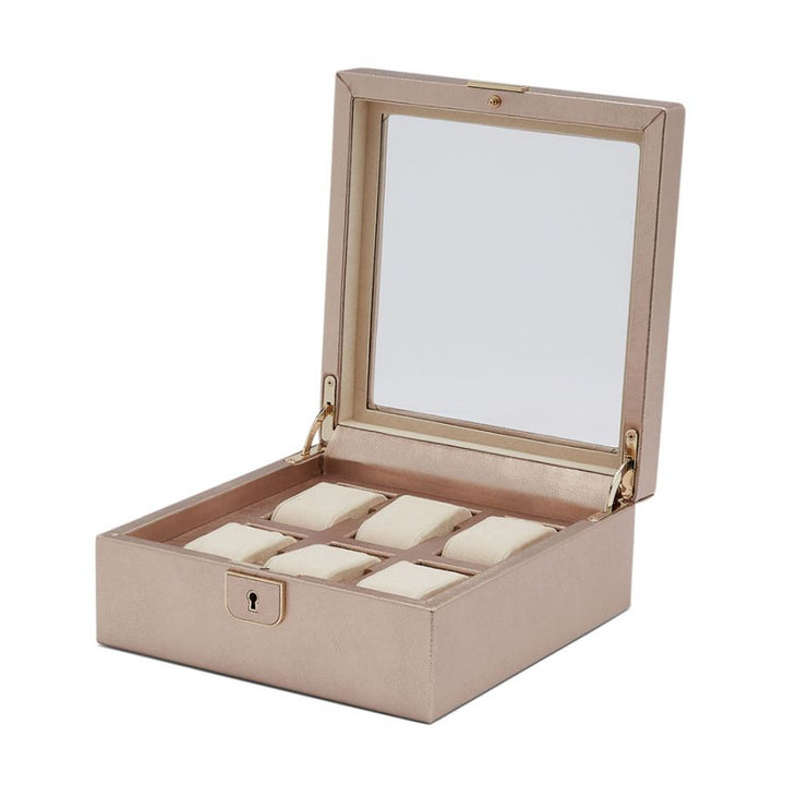 Watch Box - Palermo 6 Piece - Rose Gold