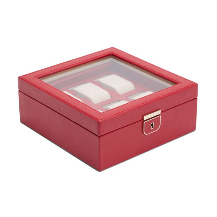 Watch Box - Palermo 6 Piece - Red