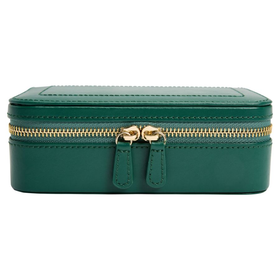 Travel Zip Case - Sophia - Forest Green