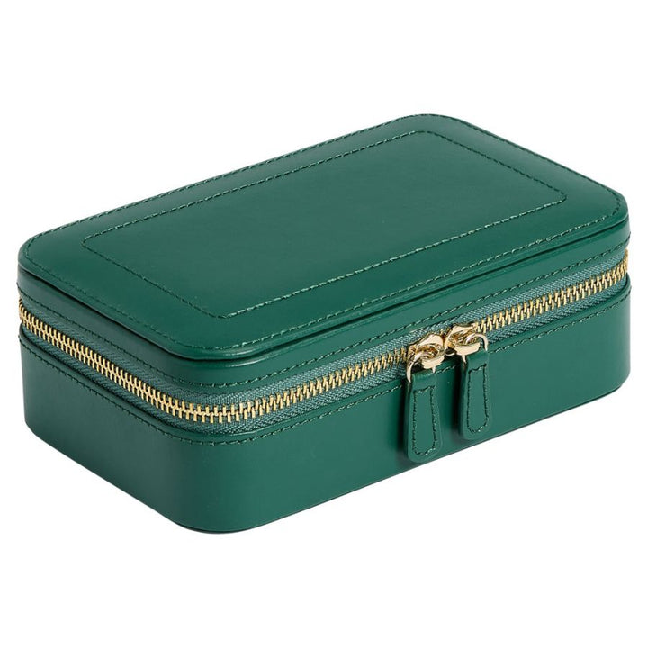 Travel Zip Case - Sophia - Forest Green