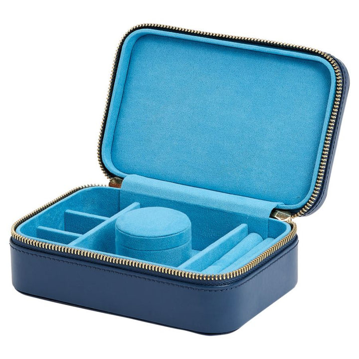 Travel Zip Case - Sophia - Indigo