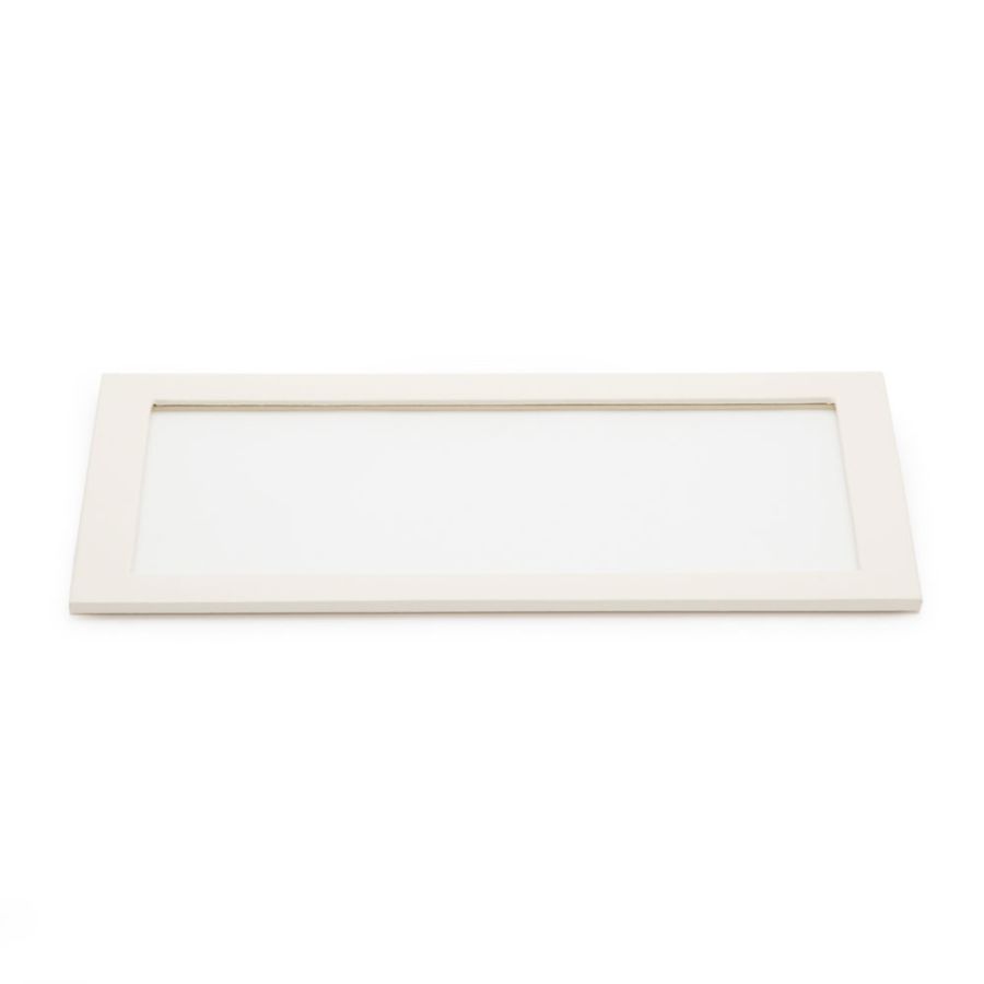 Tray - Vault Glass Lid - Ivory