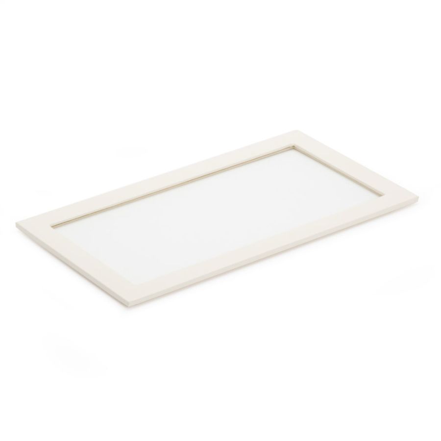 Tray - Vault Glass Lid - Ivory