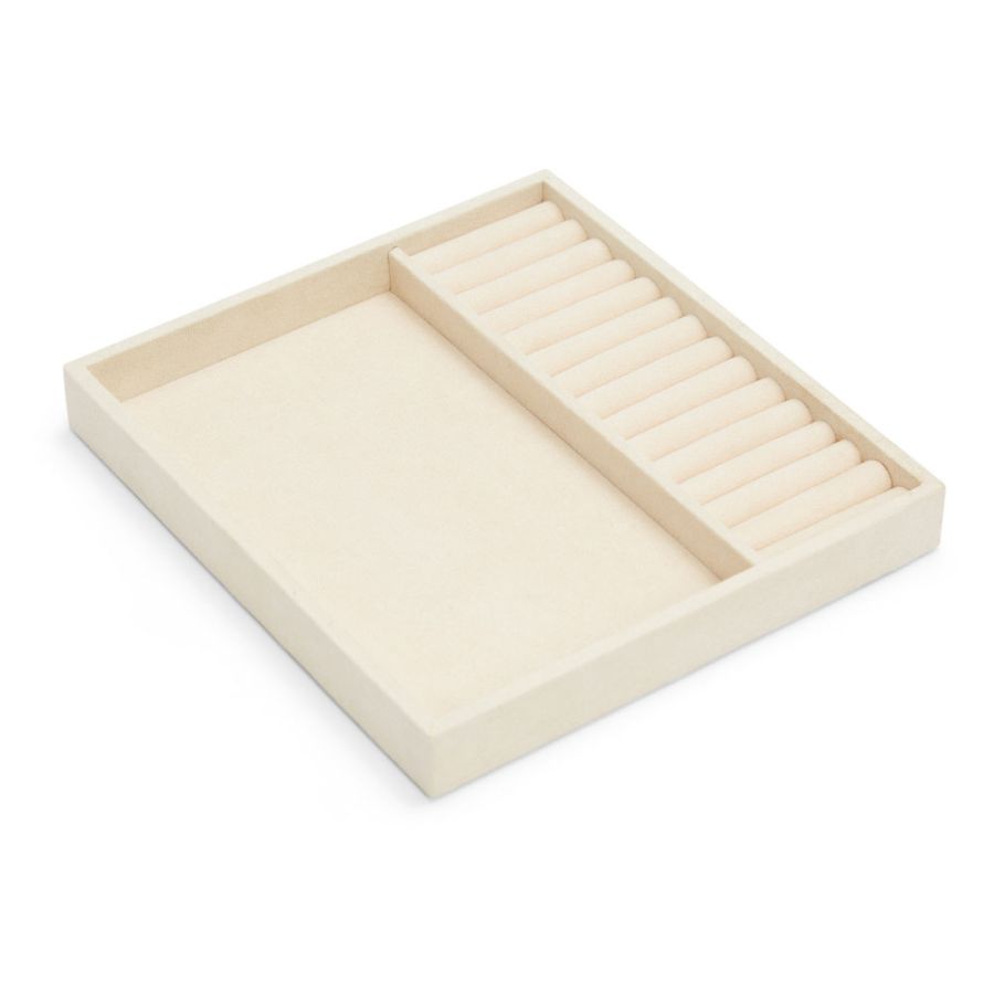 Half Insert Tray - Vault Ring Multi Compartment - Beige