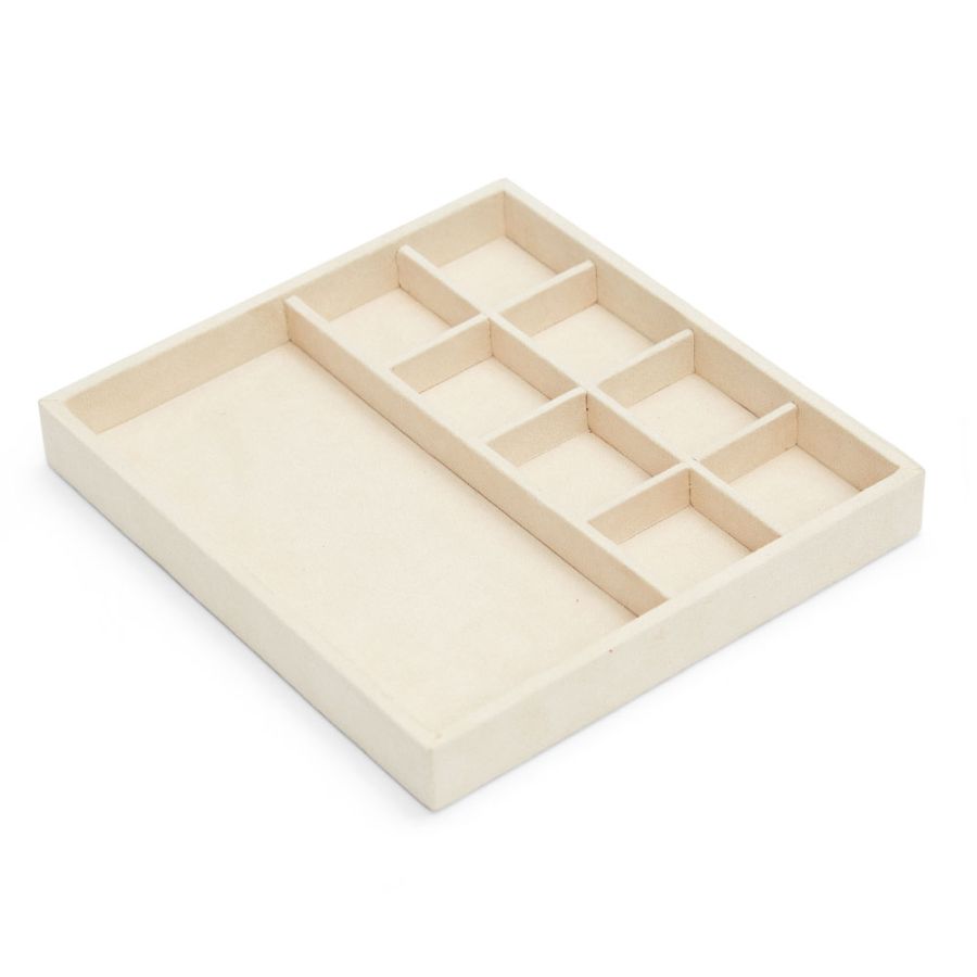 Half Insert Tray - Vault Earring Multi Compartment - Beige