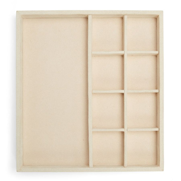 Half Insert Tray - Vault Earring Multi Compartment - Beige