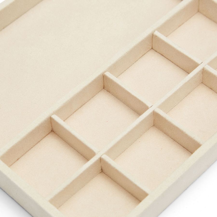 Half Insert Tray - Vault Earring Multi Compartment - Beige