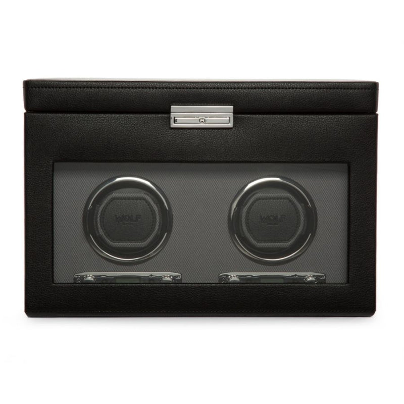 Watch Winder - Viceroy Double - Black - With Storage