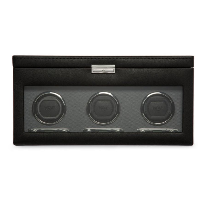 Watch Winder - Viceroy Triple - Black - With Storage