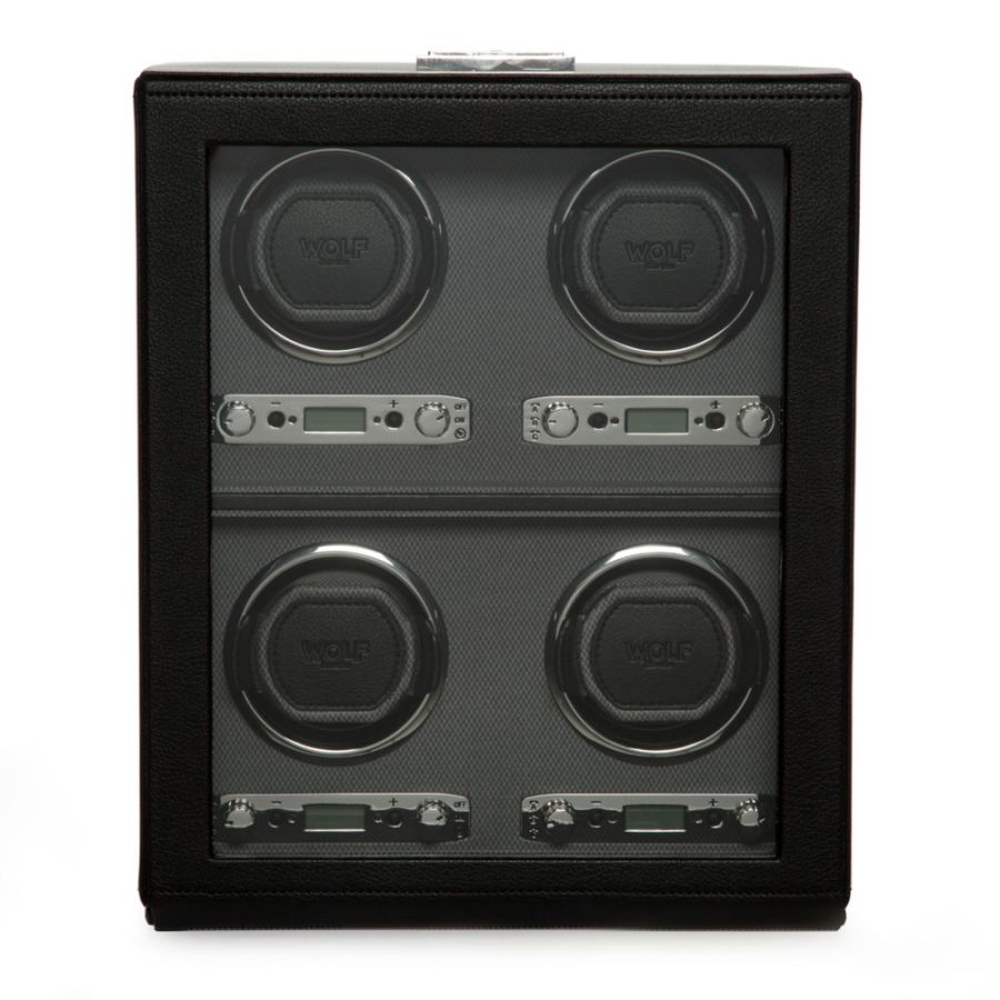 Watch Winder - Viceroy 4 Piece - Black