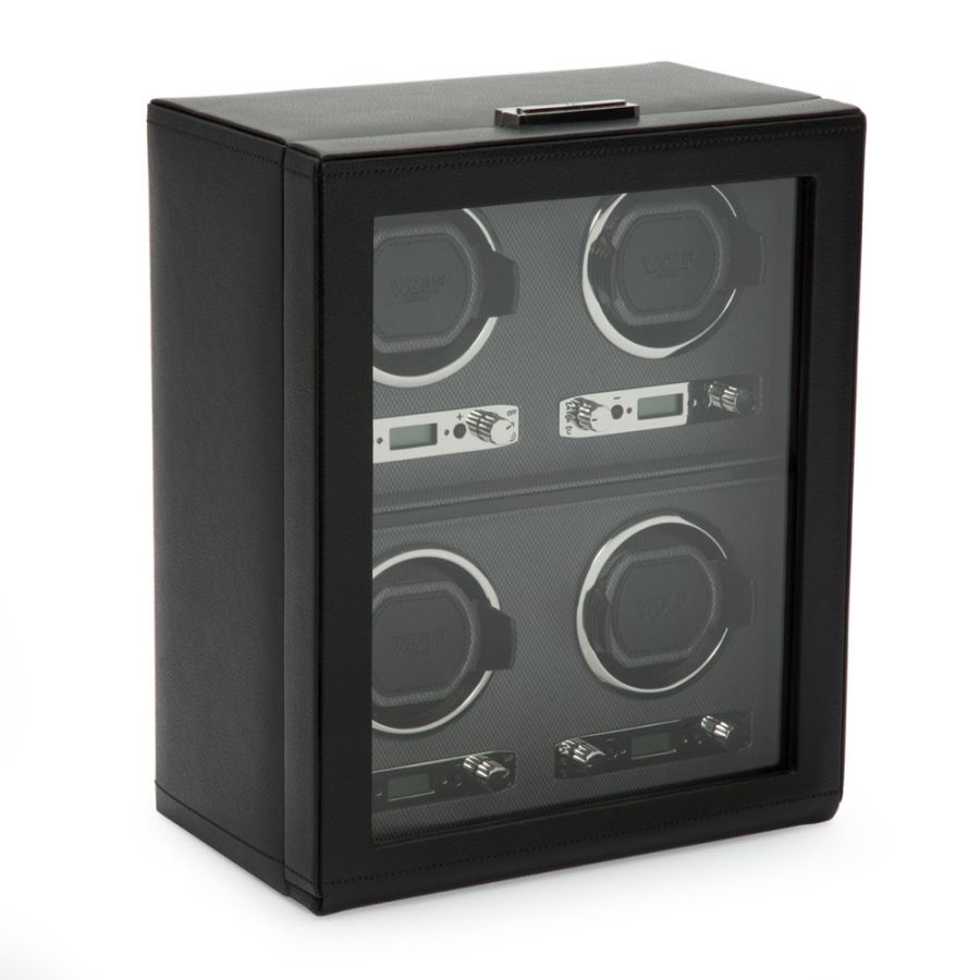 Watch Winder - Viceroy 4 Piece - Black