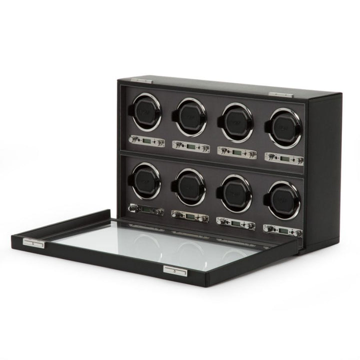 Watch Winder - Viceroy 8 Piece - Black