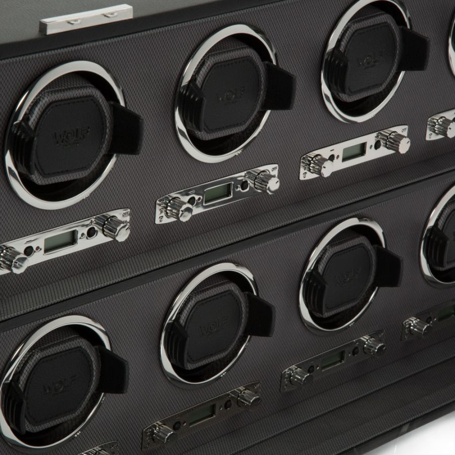 Watch Winder - Viceroy 8 Piece - Black