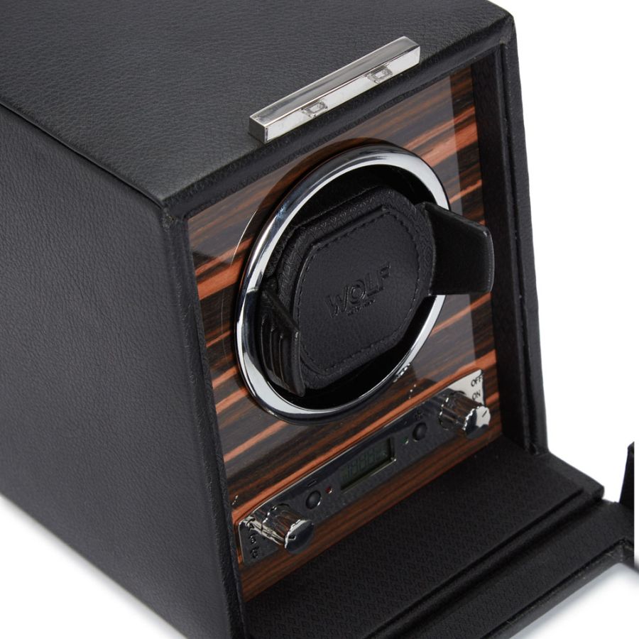 Watch Winder - Roadster Single - Black