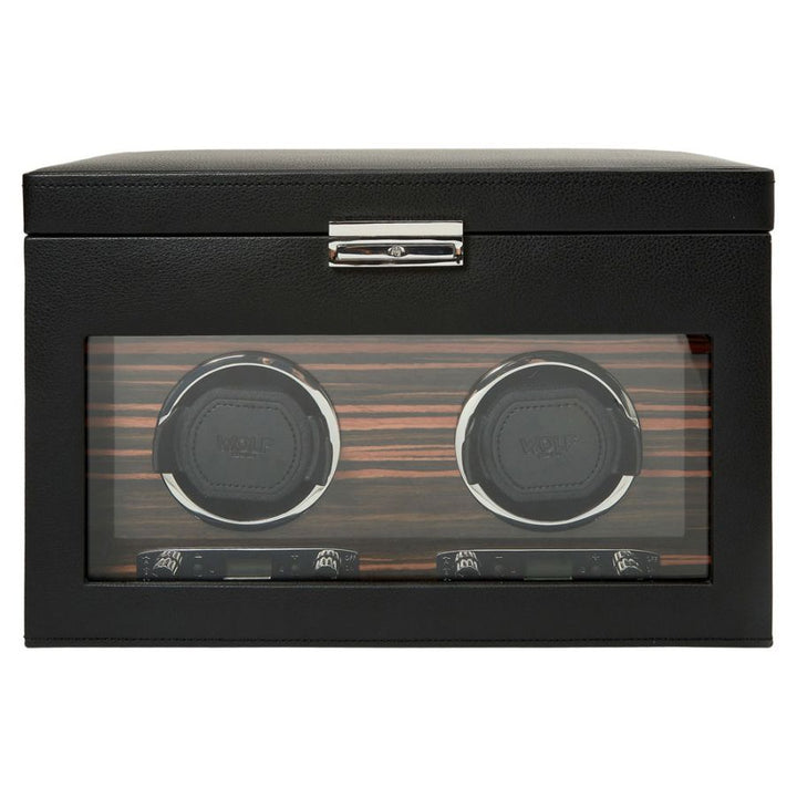 Watch Winder - Roadster Double - Black - With Storage