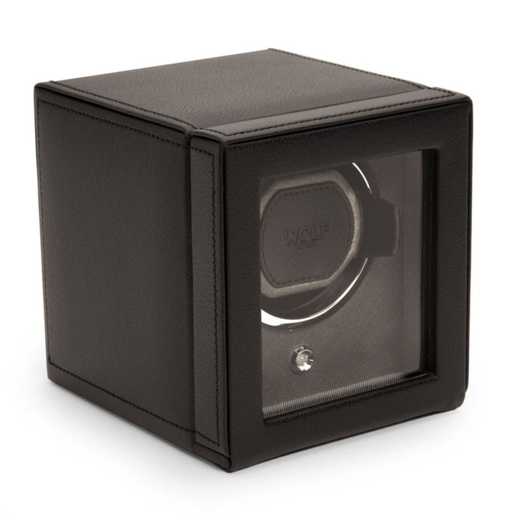 Watch Winder - Cub Single - Black - With Cover