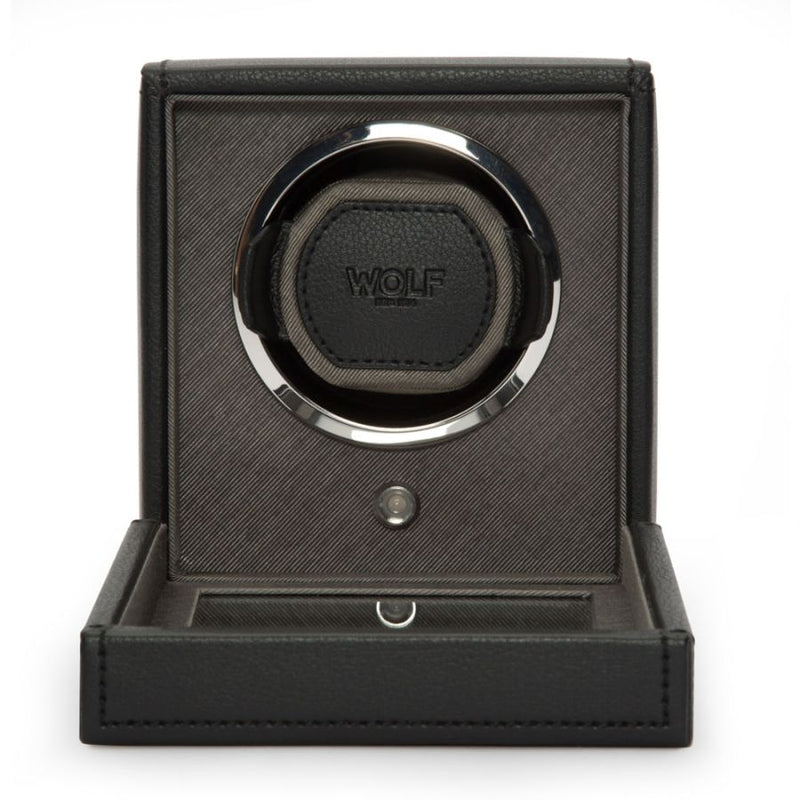 Watch Winder - Cub Single - Black - With Cover
