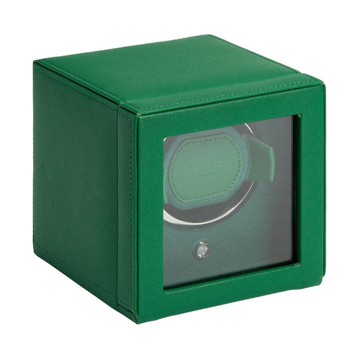 Watch Winder - Cub Single - Tutti Frutti Green - With Cover