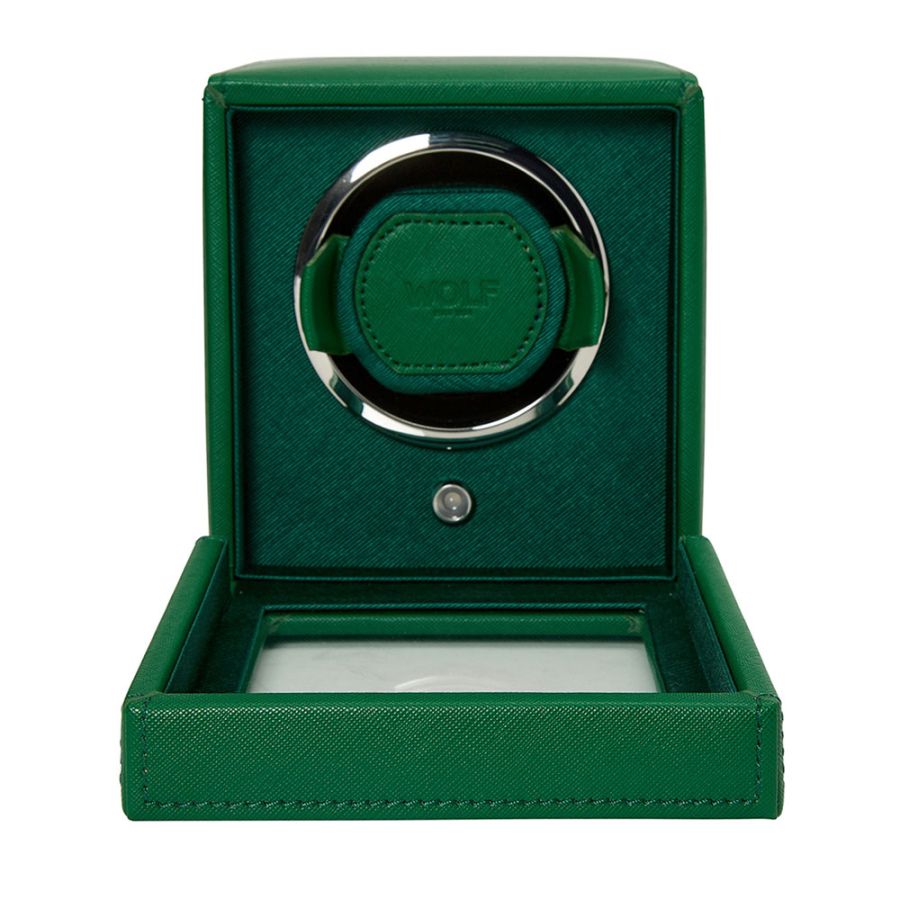 Watch Winder - Cub Single - Tutti Frutti Green - With Cover