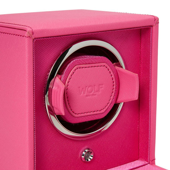 Watch Winder - Cub Single - Tutti Frutti Pink - With Cover