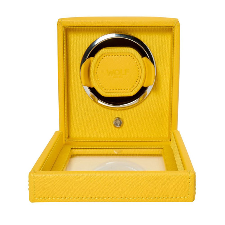 Watch Winder - Cub Single - Yellow - With Cover