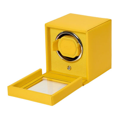 Watch Winder - Cub Single - Yellow - With Cover