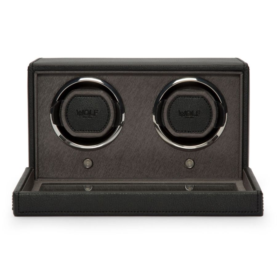 Watch Winder - Cub Double - Black - With Cover