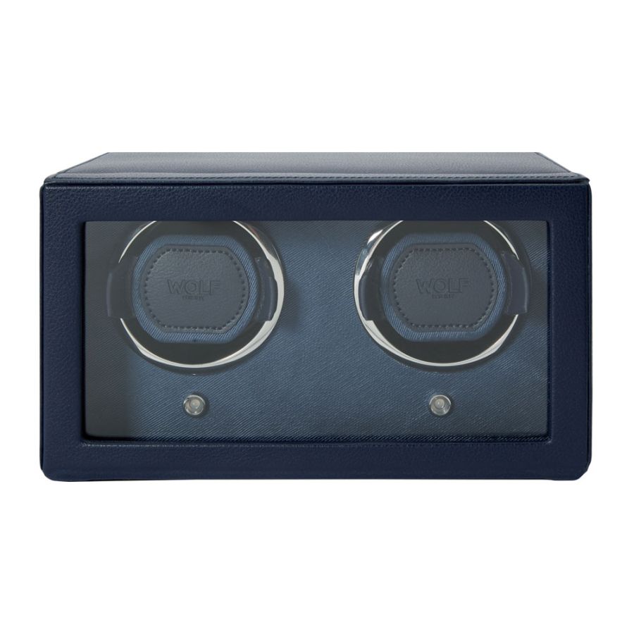 Watch Winder - Cub Double - Navy - With Cover