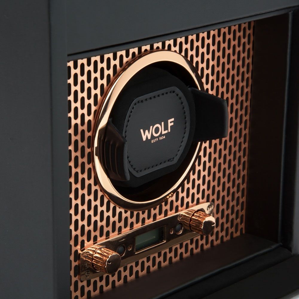 Watch Winder - Axis Single - Copper - With Storage