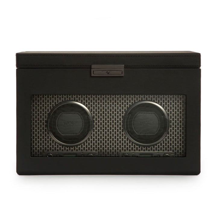 Watch Winder - Axis Double - Powder Coat - With Storage