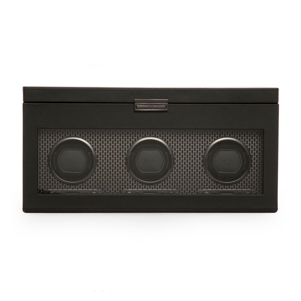 Watch Winder - Axis Triple - Powder Coat - With Storage