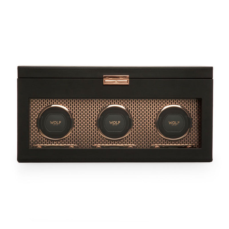 Watch Winder - Axis Triple - Copper - With Storage