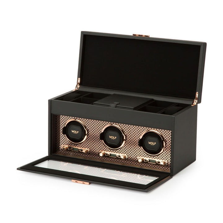 Watch Winder - Axis Triple - Copper - With Storage