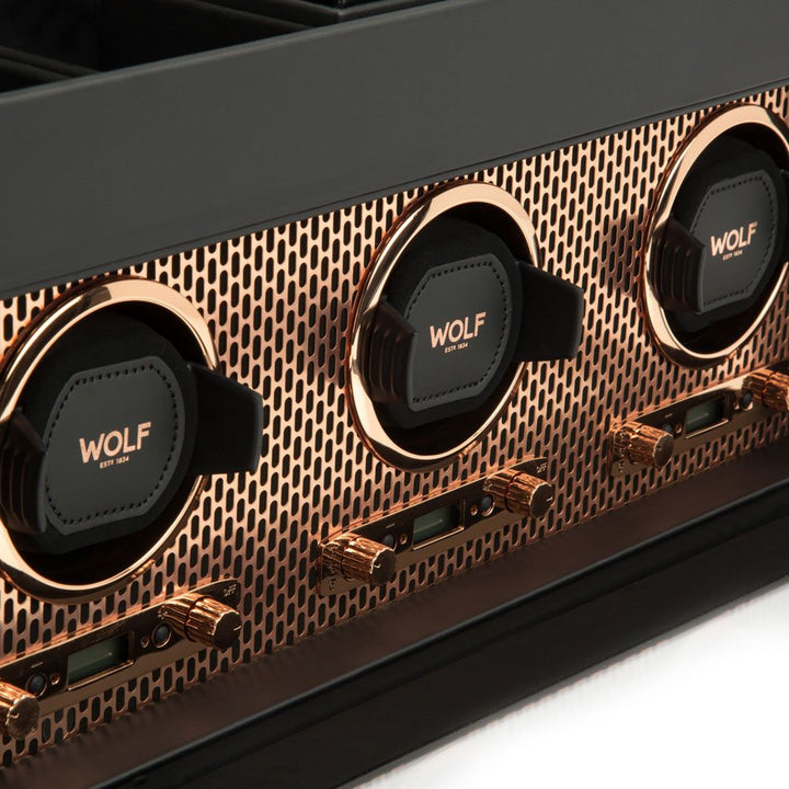 Watch Winder - Axis Triple - Copper - With Storage