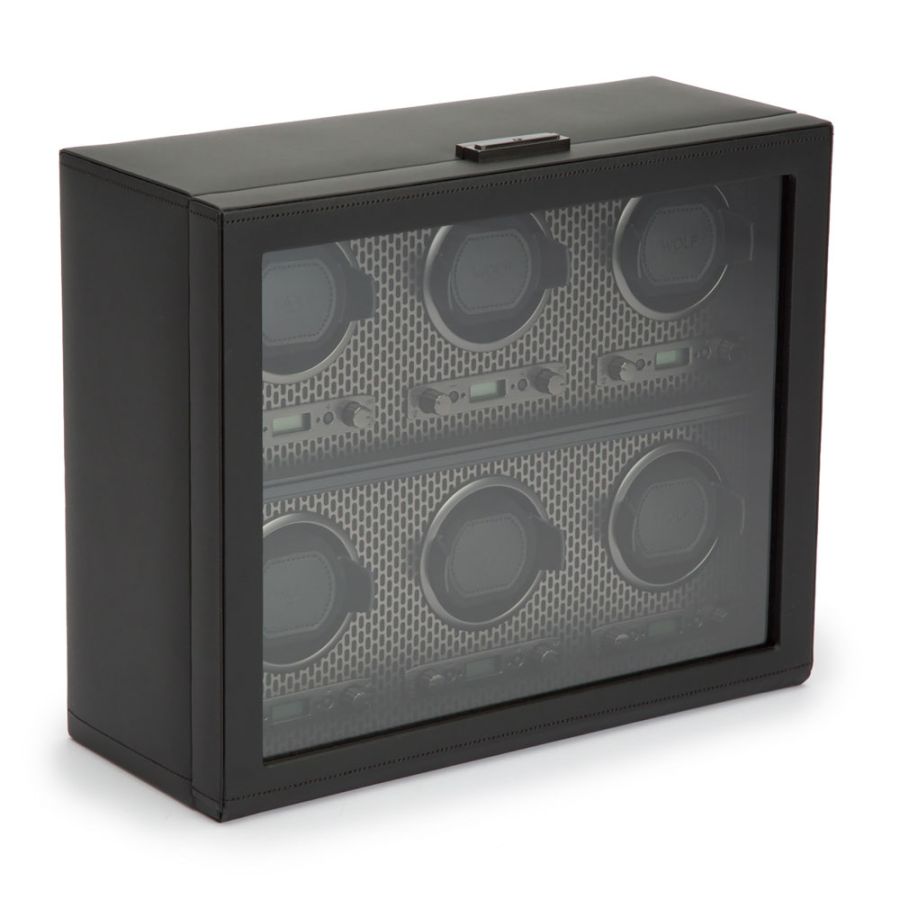 Watch Winder - Axis 6 Piece - Powder Coat