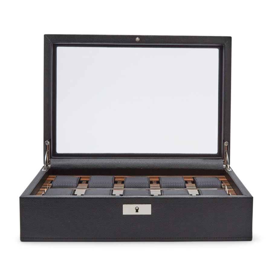 Watch Box - Roadster 10 Piece - Black