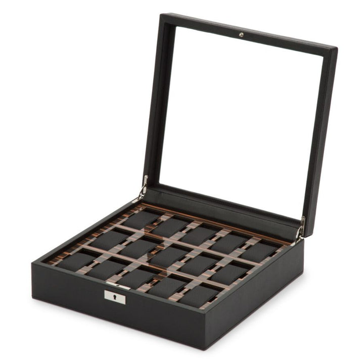 Watch Box - Roadster 15 Piece - Black