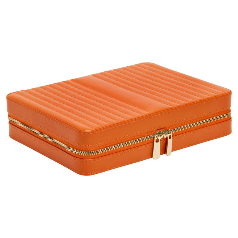 Large Zip Case - Maria - Tangerine