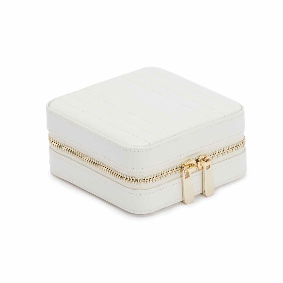 Small Zip Case - Maria - White