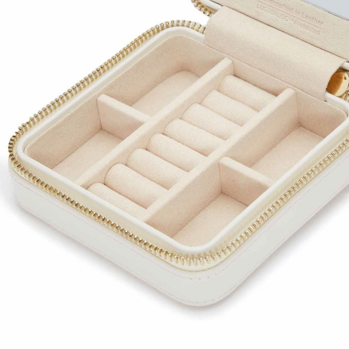 Small Zip Case - Maria - White