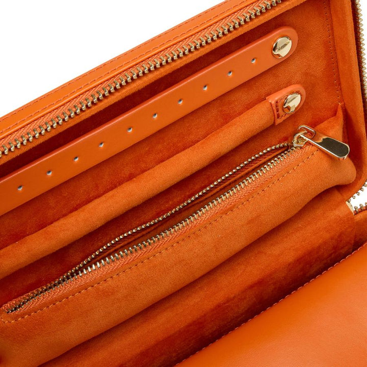 Medium Zip Case - Maria - Tangerine