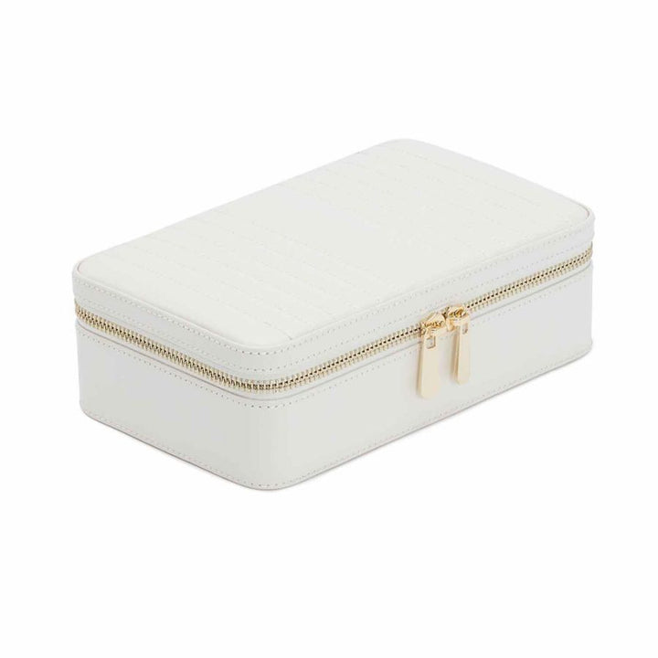 Medium Zip Case - Maria - White