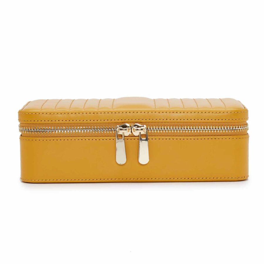 Medium Zip Case - Maria - Mustard