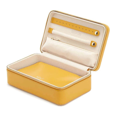 Medium Zip Case - Maria - Mustard