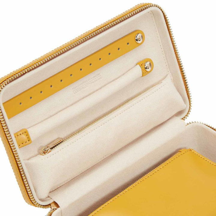 Medium Zip Case - Maria - Mustard